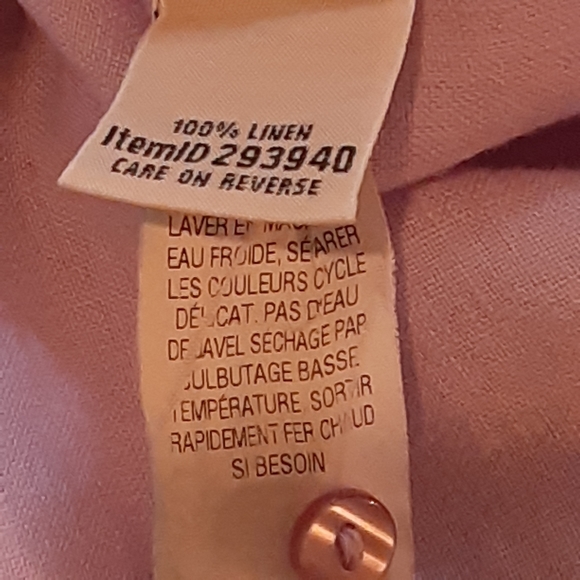 L. L. Bean Linen Sleeveless Button Front Shirt Size Small Sri Lanka - Picture 8 of 9